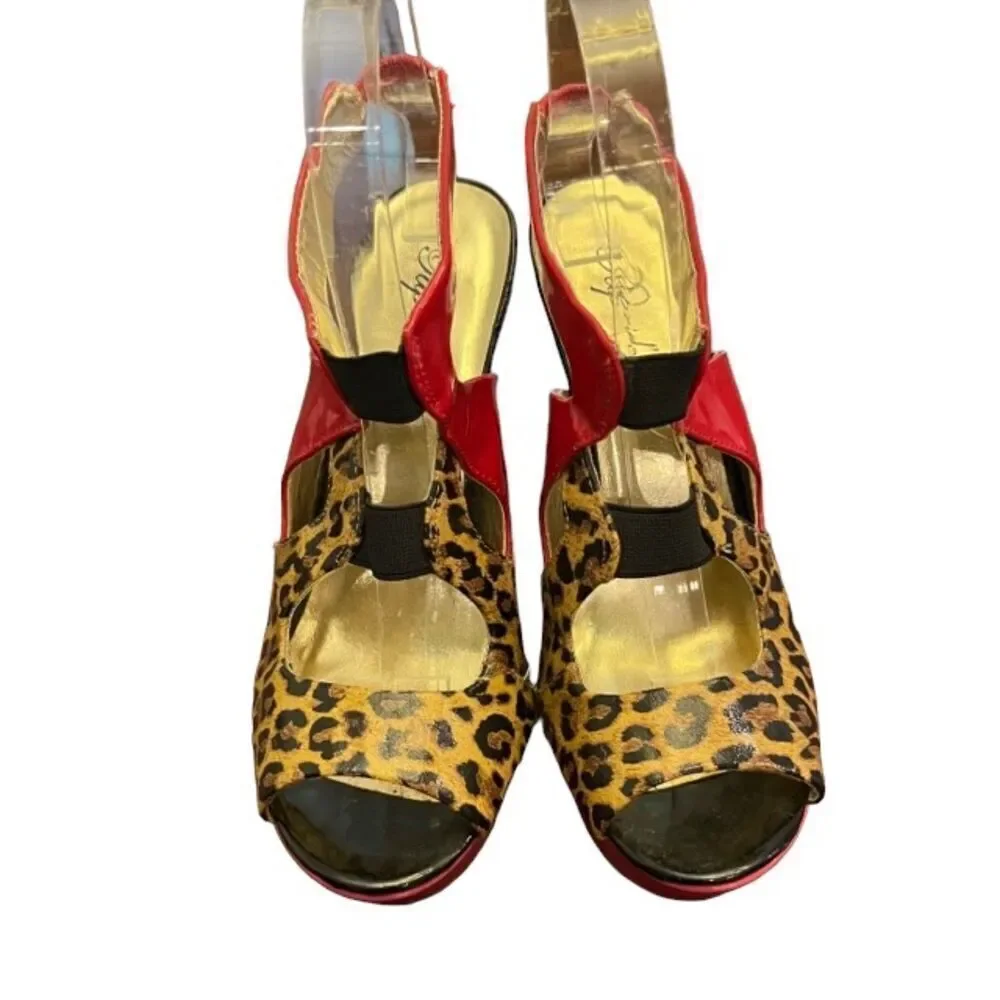 Paprika Women's‎ Stiletto Heels - Leopard, Red, Hot Pink!